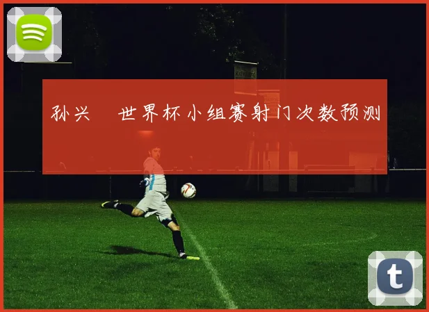 孙兴慜世界杯小组赛射门次数预测